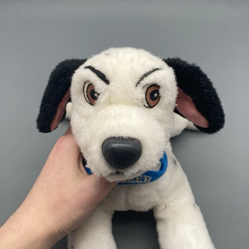 Vintage Disney 101 Dalmatians Wizzer Dog Floppy Plush Stuffed Animal Blue Collar